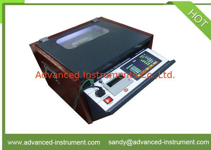 IEC156 Insulating Oil Tester For BDV Test Of Breakdown Voltage